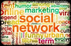 Social network color logo